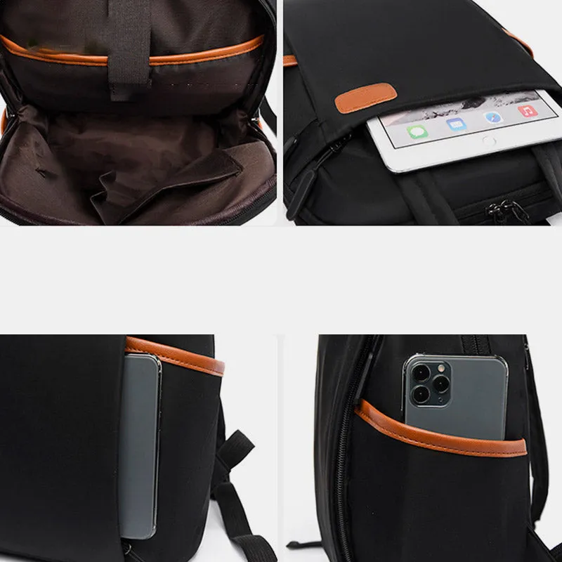Casual Large Capacity Waterproof Nylon Backpack