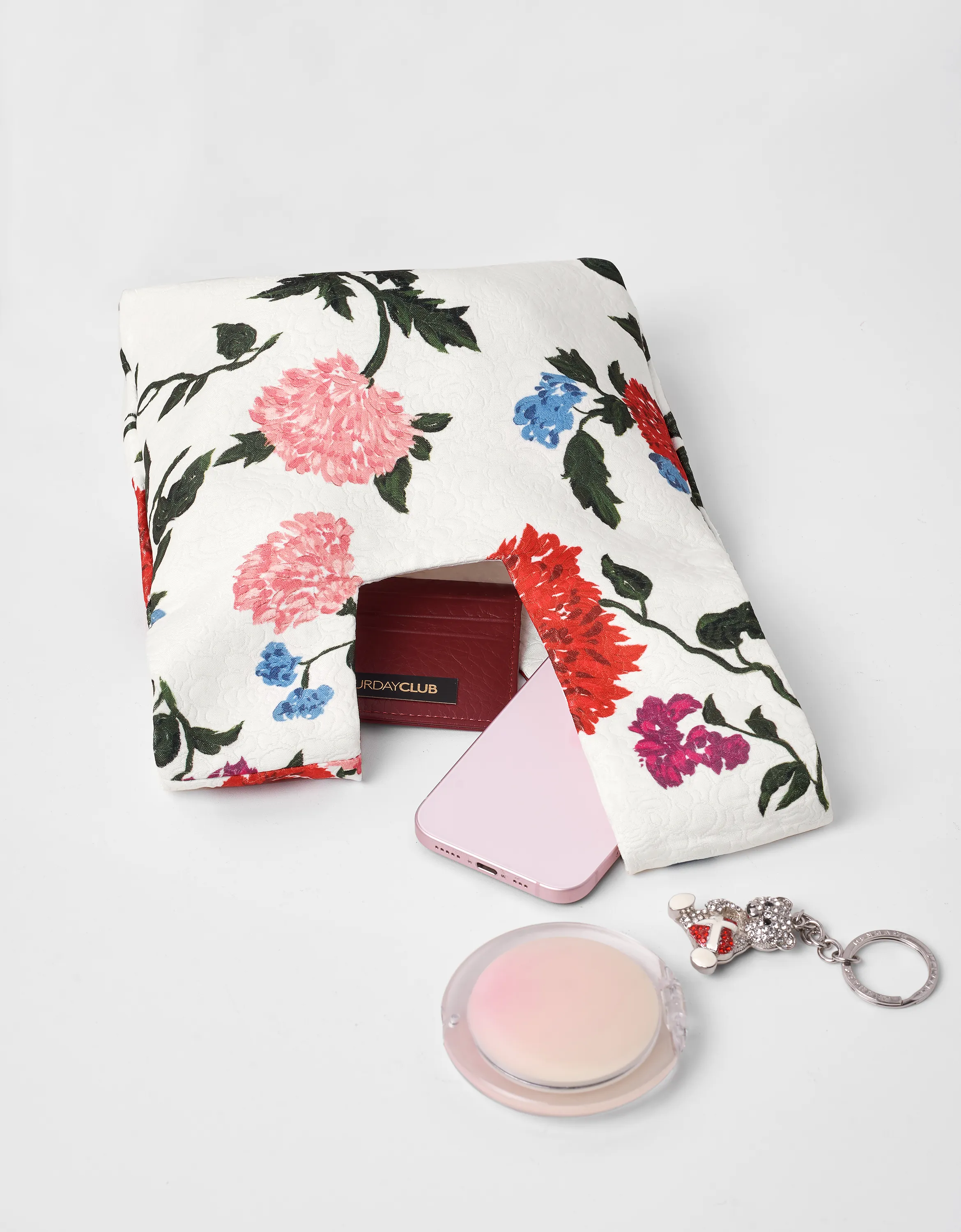 Floral Print Reversible Tote Bag
