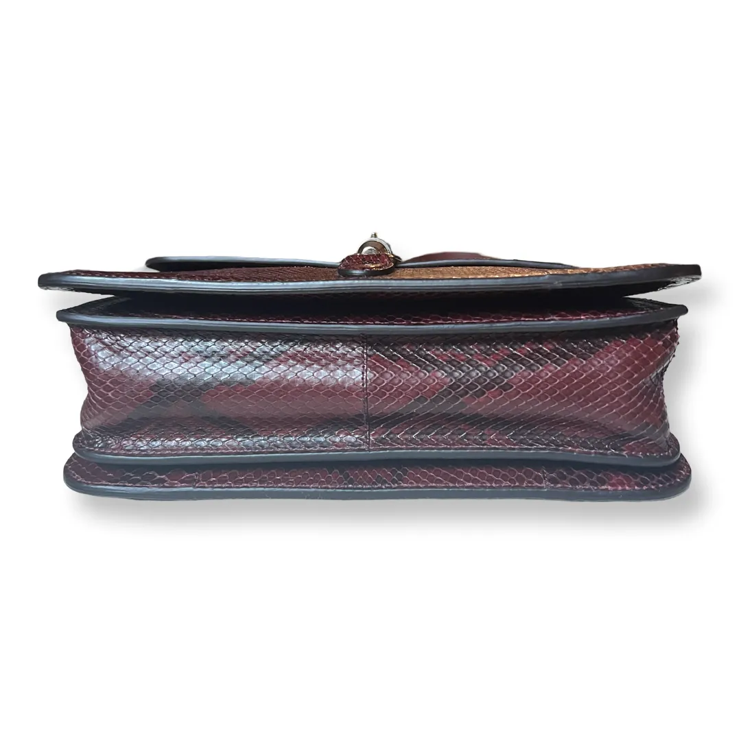 Gucci Python Jackie Flap Shoulder Bag