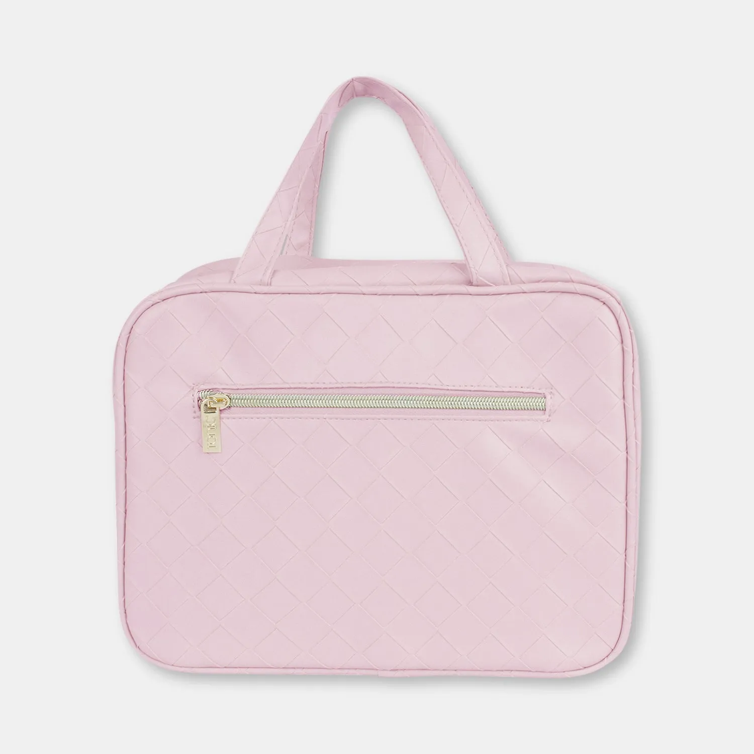 Hanging Cosmetic Bag - Woven Peony