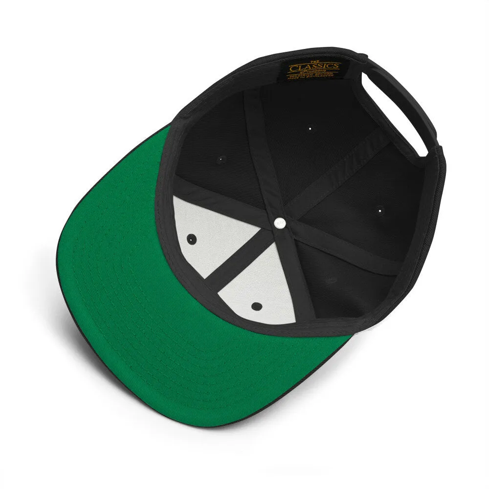 HBB Hop Cone Patched Flat Brim Hat (P1-6089M)