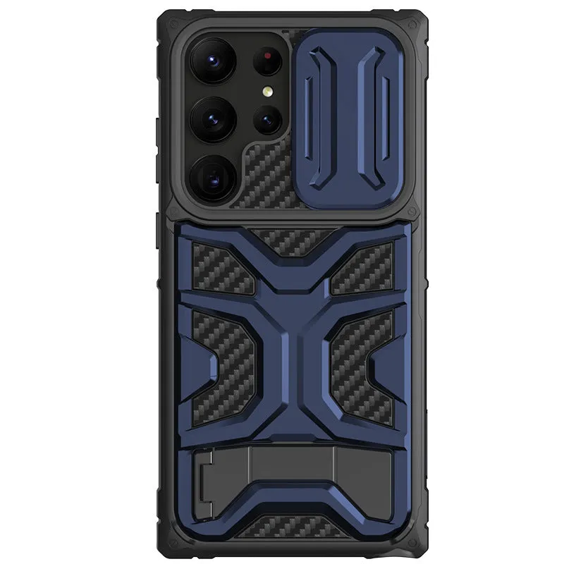Military-Grade Shockproof Phone Case With Hidden Folding Bracket For Samsung Galaxy S23