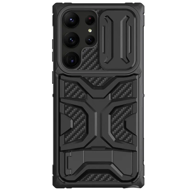 Military-Grade Shockproof Phone Case With Hidden Folding Bracket For Samsung Galaxy S23