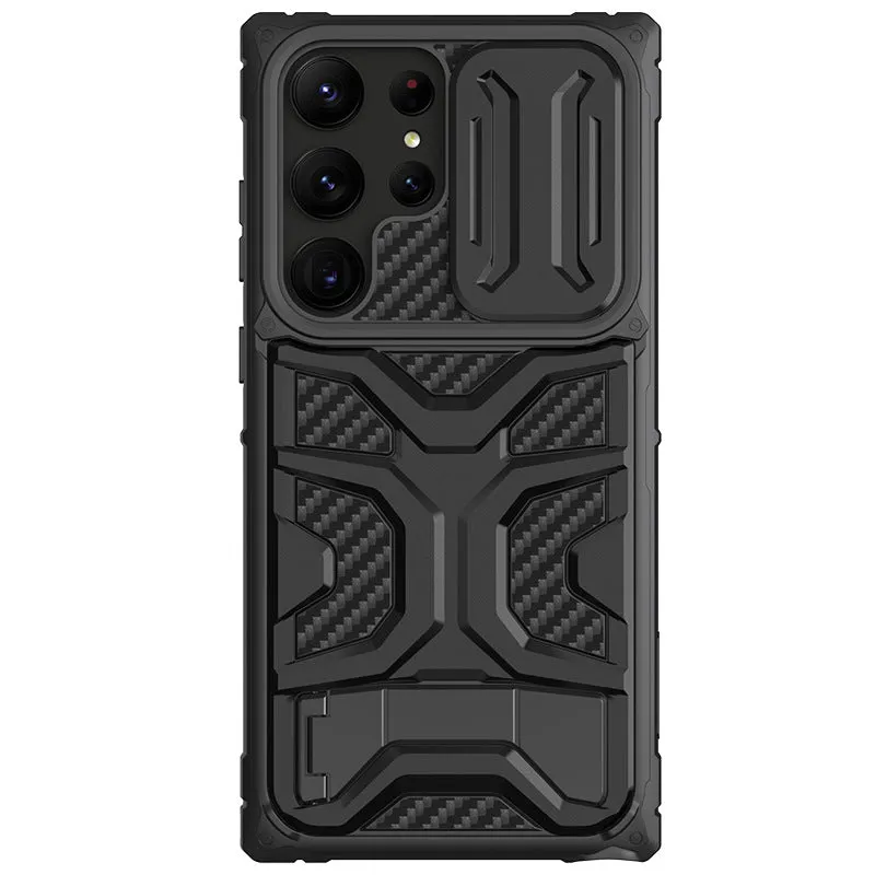 Military-Grade Shockproof Phone Case With Hidden Folding Bracket For Samsung Galaxy S23