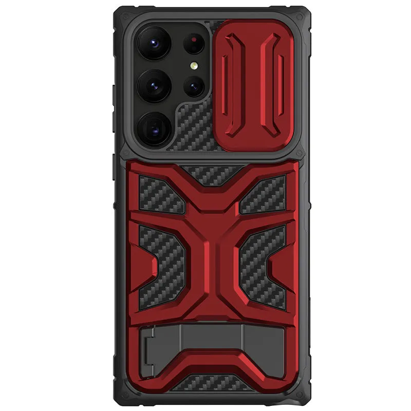 Military-Grade Shockproof Phone Case With Hidden Folding Bracket For Samsung Galaxy S23