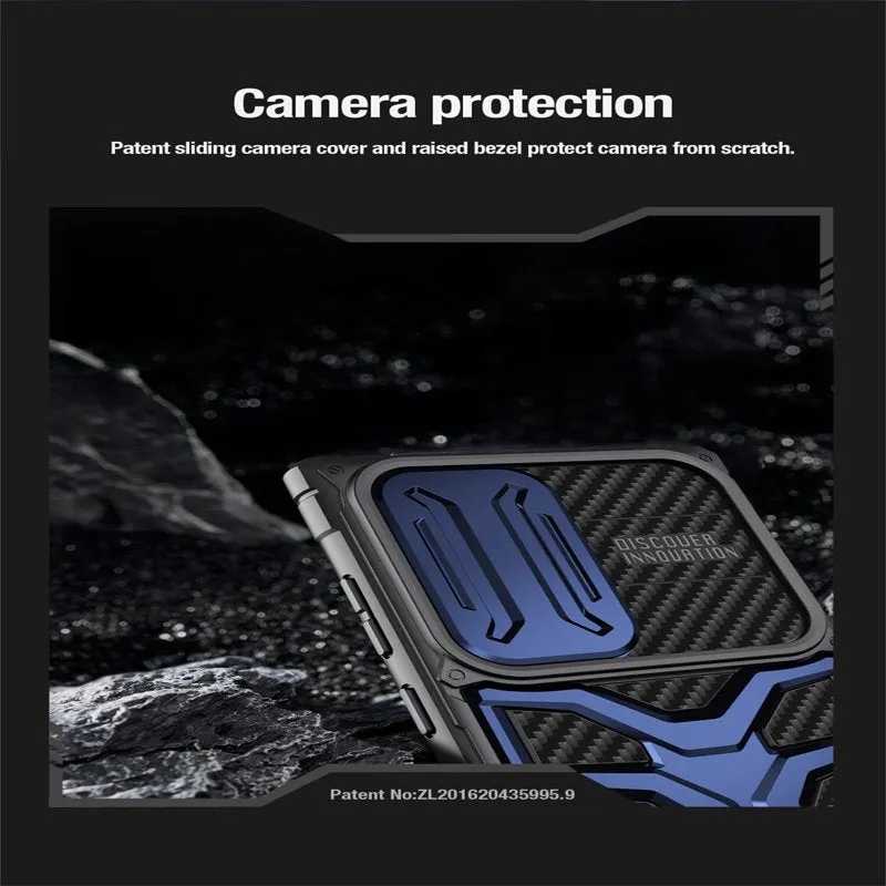 Military-Grade Shockproof Phone Case With Hidden Folding Bracket For Samsung Galaxy S23