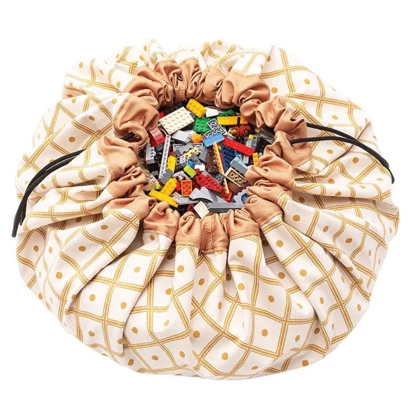 Play & Go Storage Bag Geo Mustard