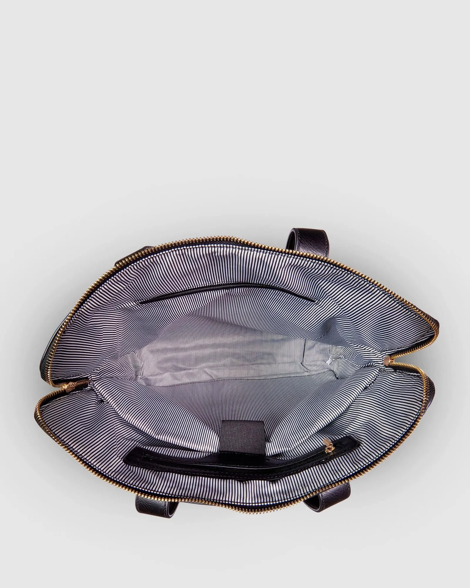 Rhodes Laptop Bag Black With Gold Hardware