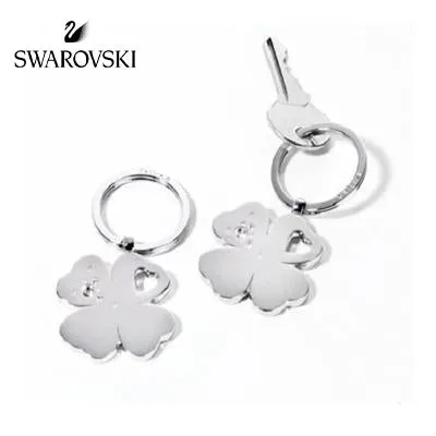 Swarovski Troika Clover Keyring