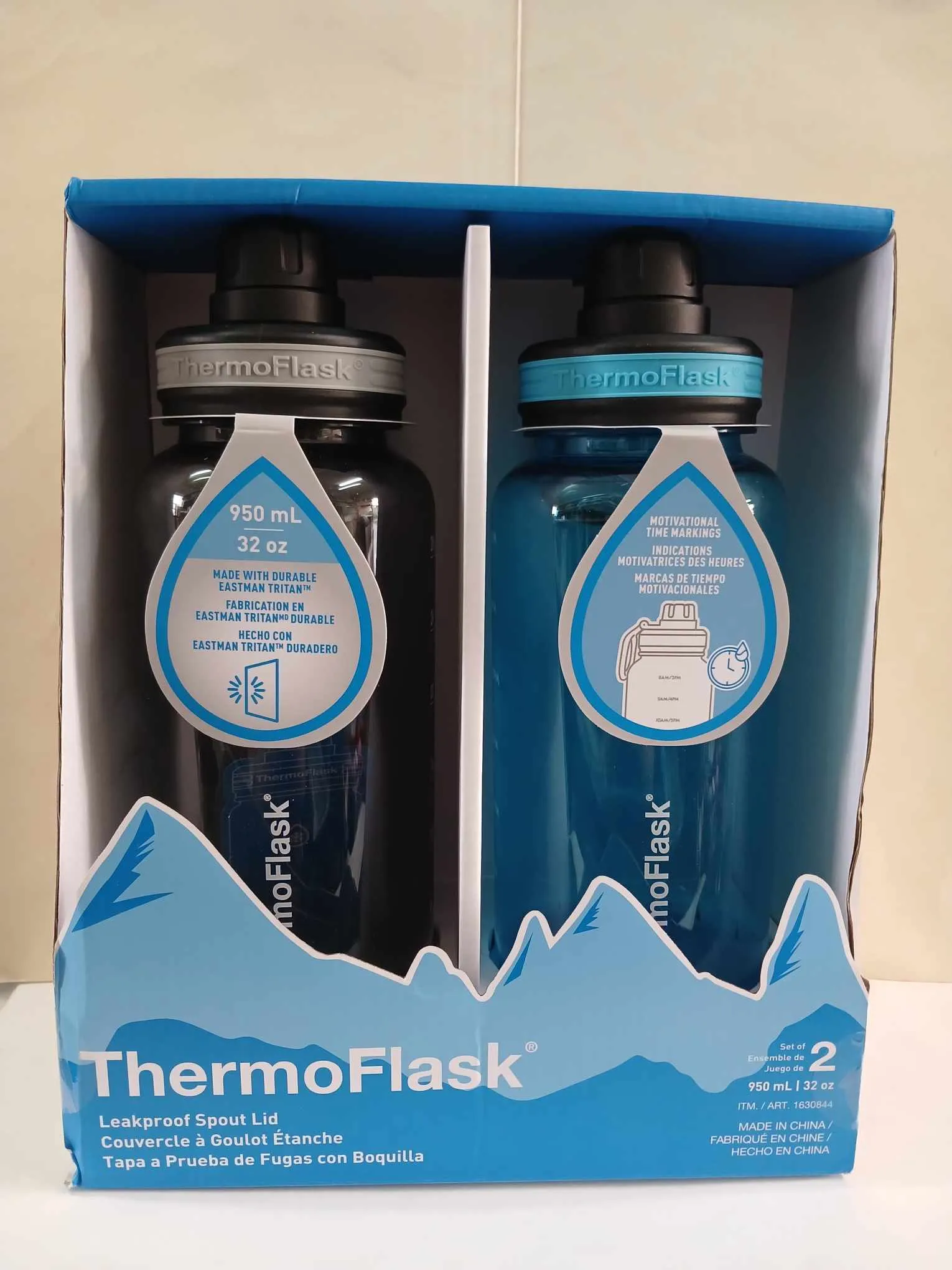 ThermoFlask 32 oz Tritan Bottle with Spout Lid
