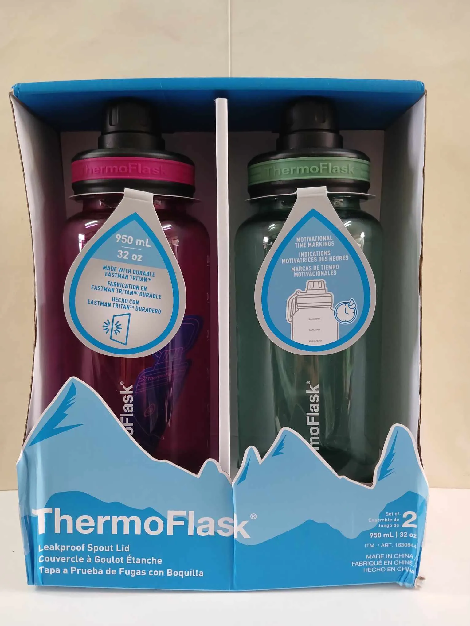 ThermoFlask 32 oz Tritan Bottle with Spout Lid