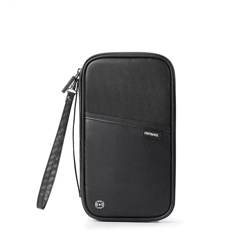 UAKISS  -  Family Passport Holder Portable Storage Bags Waterproof Nylon Case Organizer Travel Accessories Cover Document Bag Cardholder