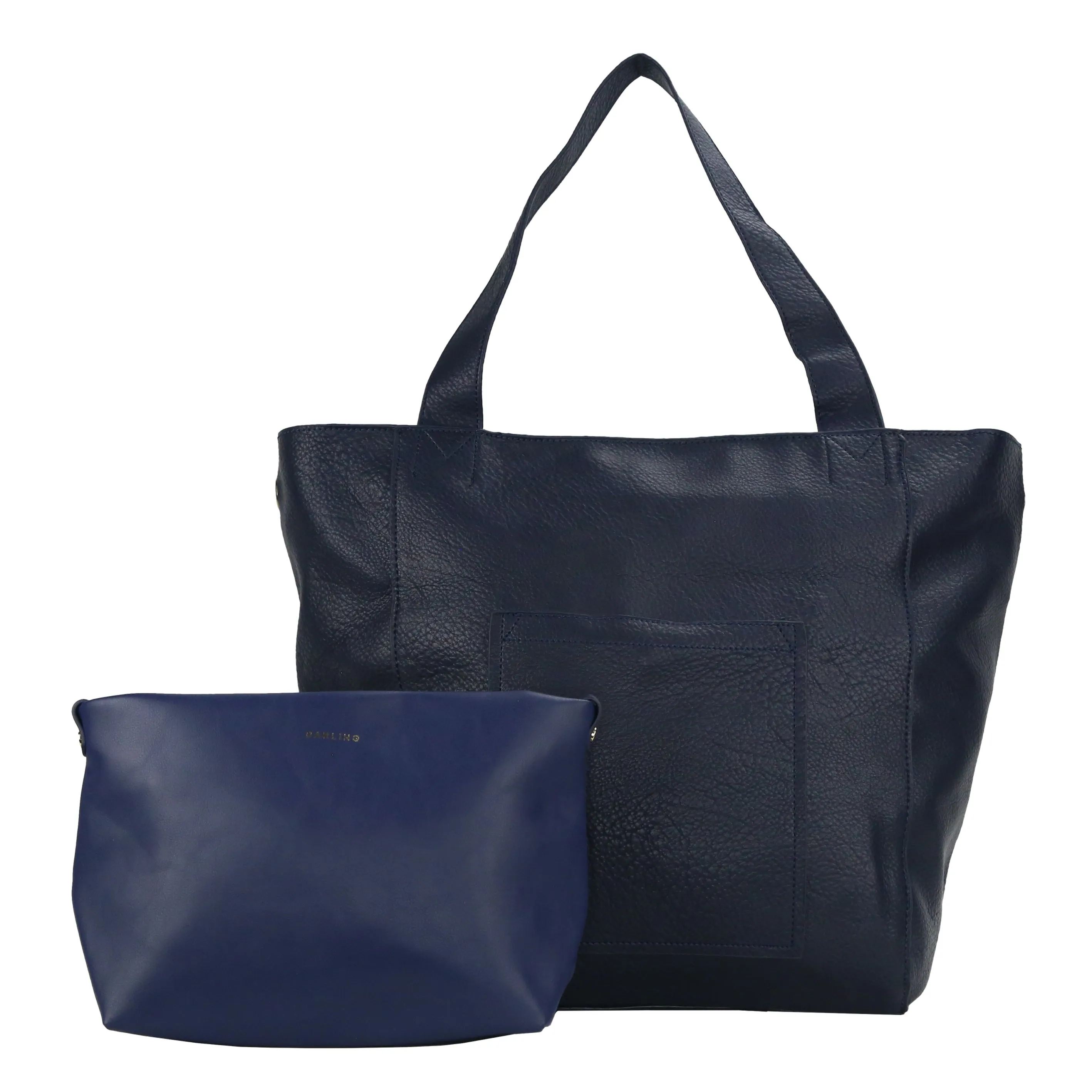 YD-8116 - Darling Leatherette Tote   Cosmetic - 8 Colors