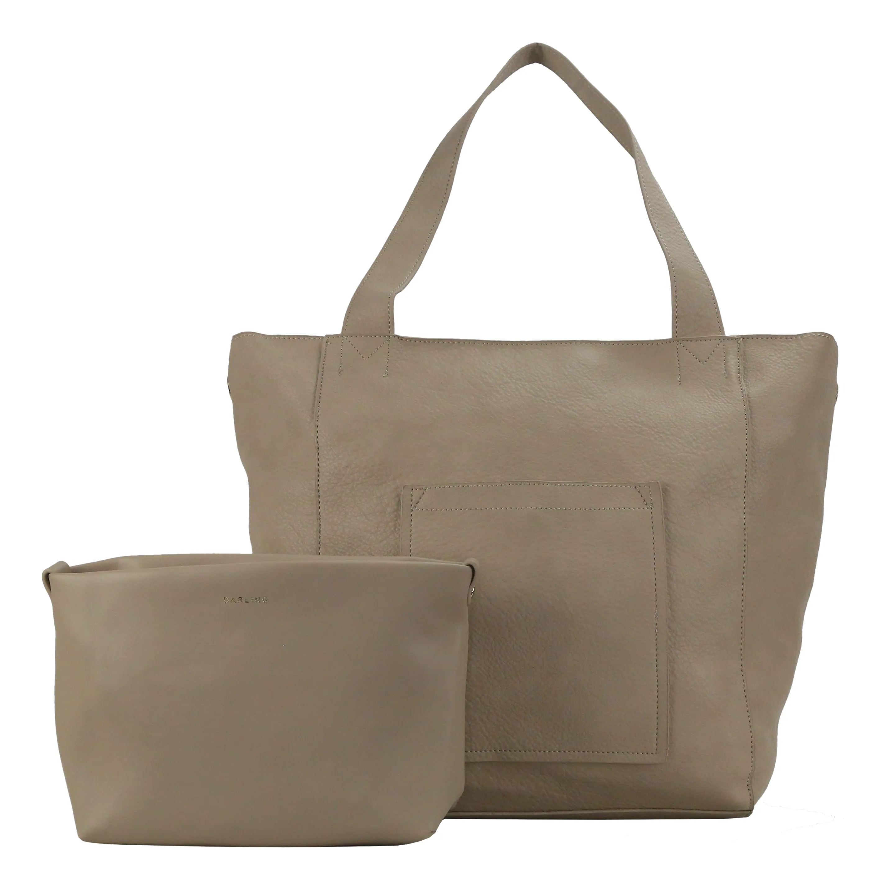 YD-8116 - Darling Leatherette Tote   Cosmetic - 8 Colors