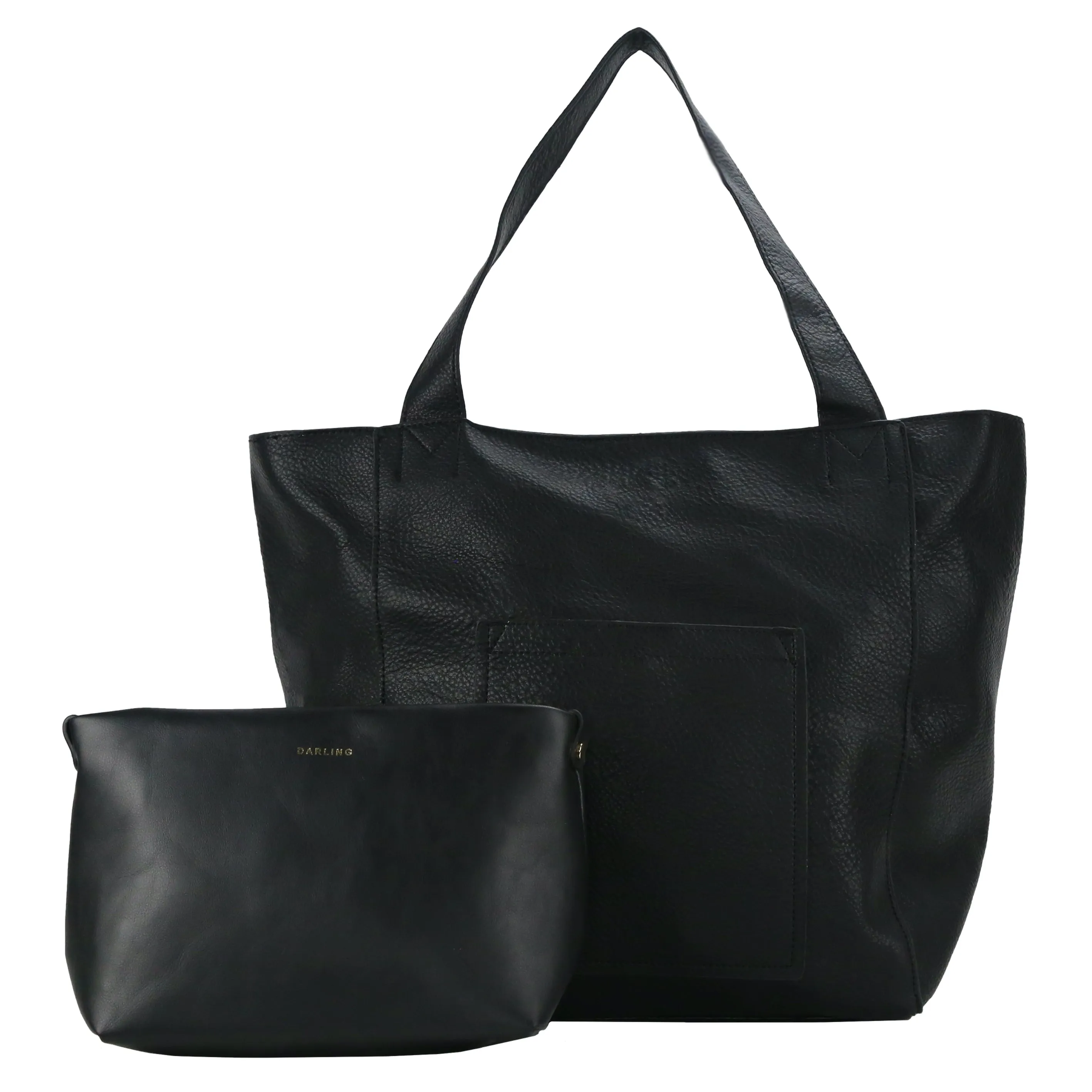 YD-8116 - Darling Leatherette Tote   Cosmetic - 8 Colors